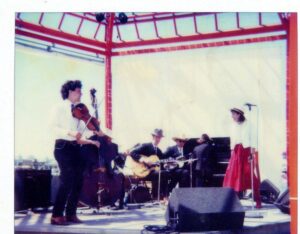 Debra Peters singing at Expo 86