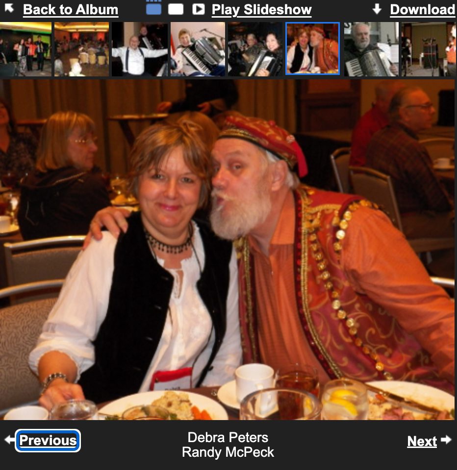 Debra Peters and Randy McPeck at an NAA event