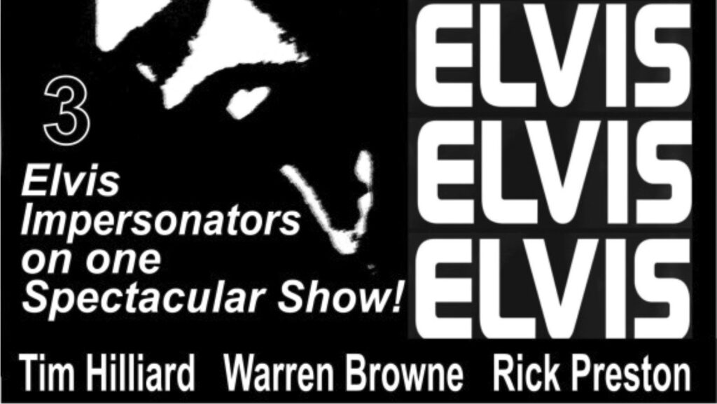 Elvis Presley poster at Debra Peters performance or event