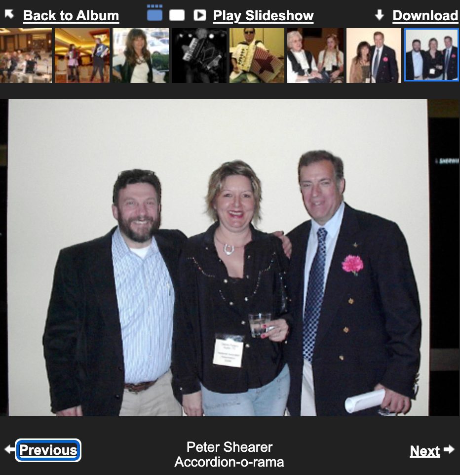 Peter Shearer, Debra Peters and Dr. Ian Fries at an NAA event