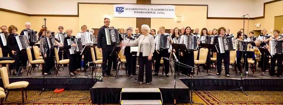 Accordion Teachers Guild International (ATG) Orchestra 2015 with Debra Peters
