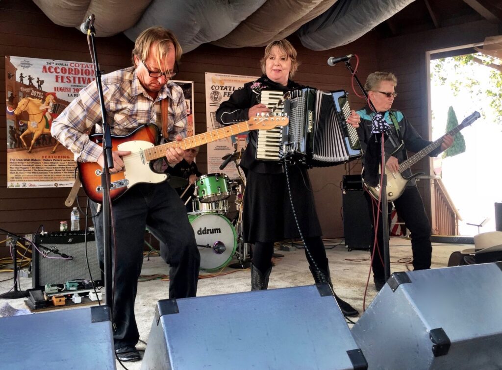 Debra Peters & The Love Saints at Cotati Accordion Festival California 2016