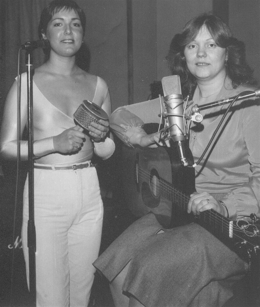 Wanda Mundy and Debra Peters performing as the SILK duo