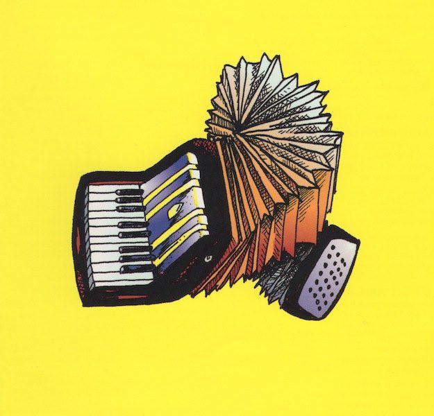 Privacy Policy Debra Peters. Fun cartoon illustration of a twisted accordion bellows showing how expressive the instrument can be.