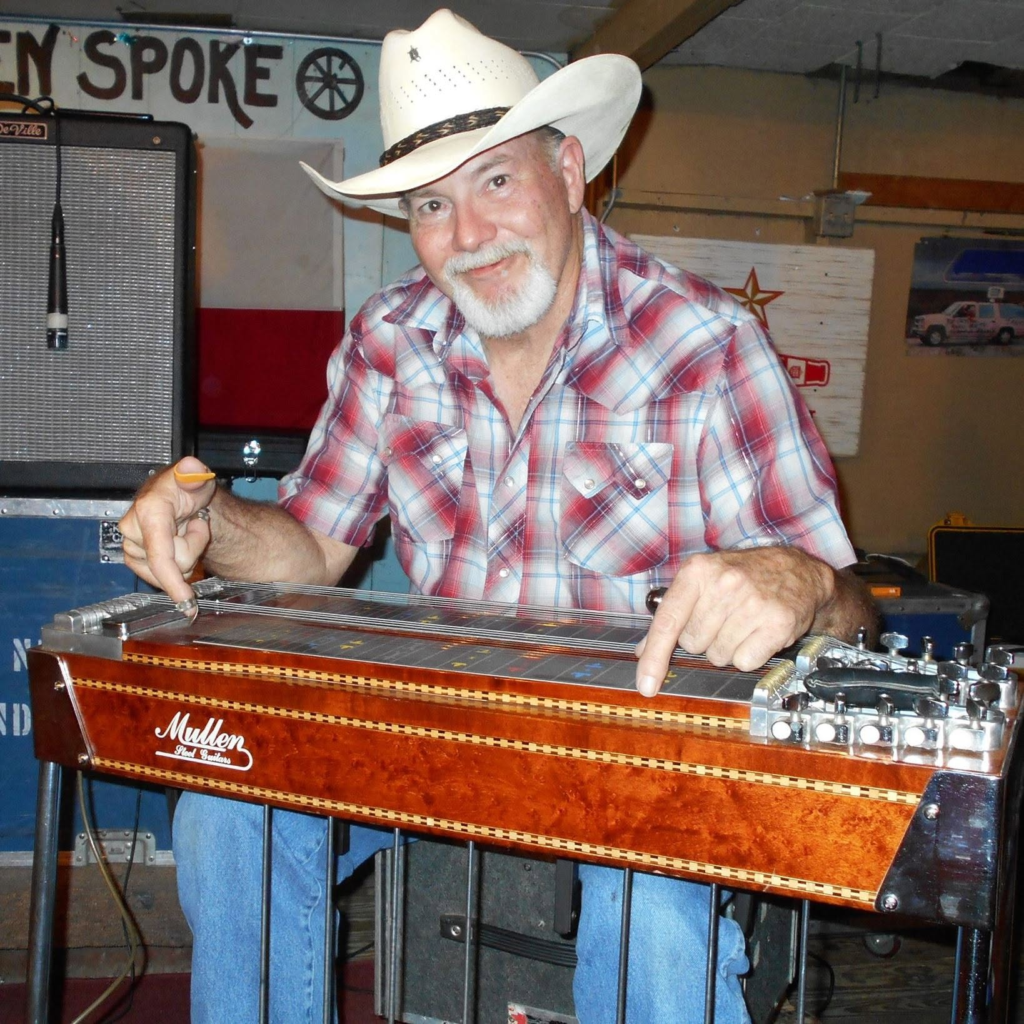 Emmett Roch playing Dobro (resonator guitar) with Debra Peters & The Love Saints